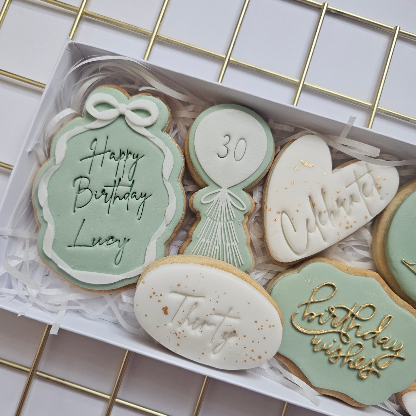 Happy Birthday Medium Biscuits Gift Box