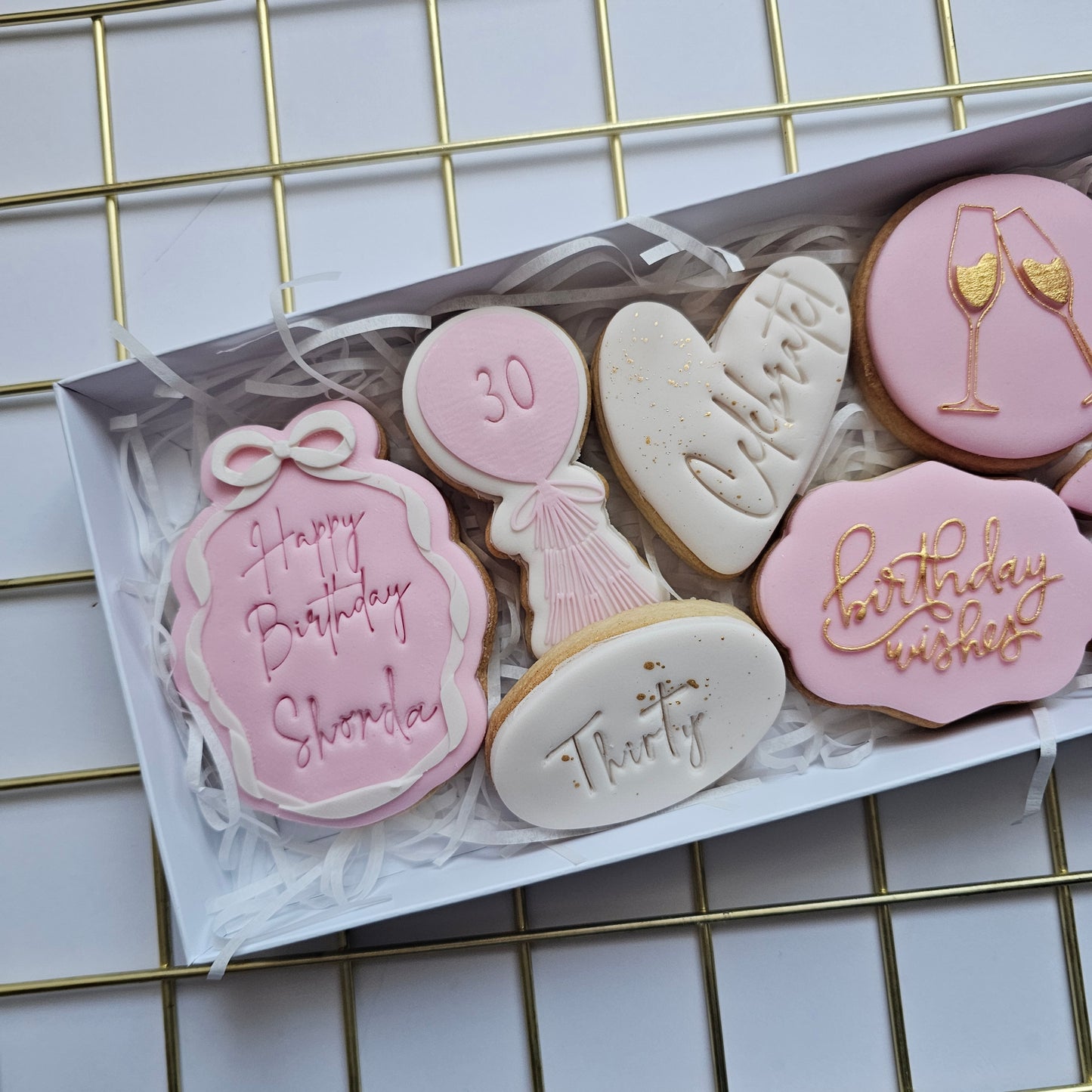 Happy Birthday Medium Biscuits Gift Box