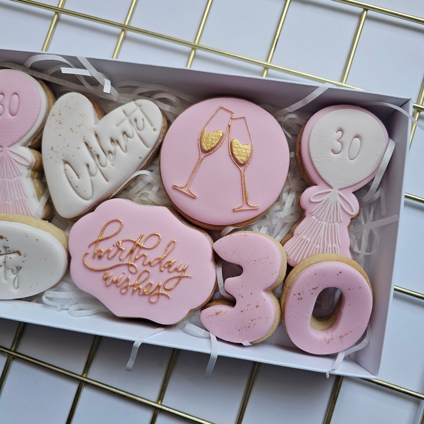 Happy Birthday Medium Biscuits Gift Box