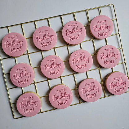 Happy Birthday Personalised Party Favour