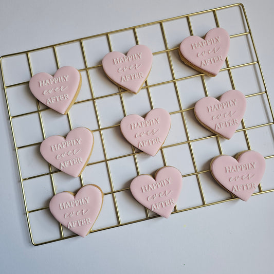 Heart Wedding favours "Happily Ever After"