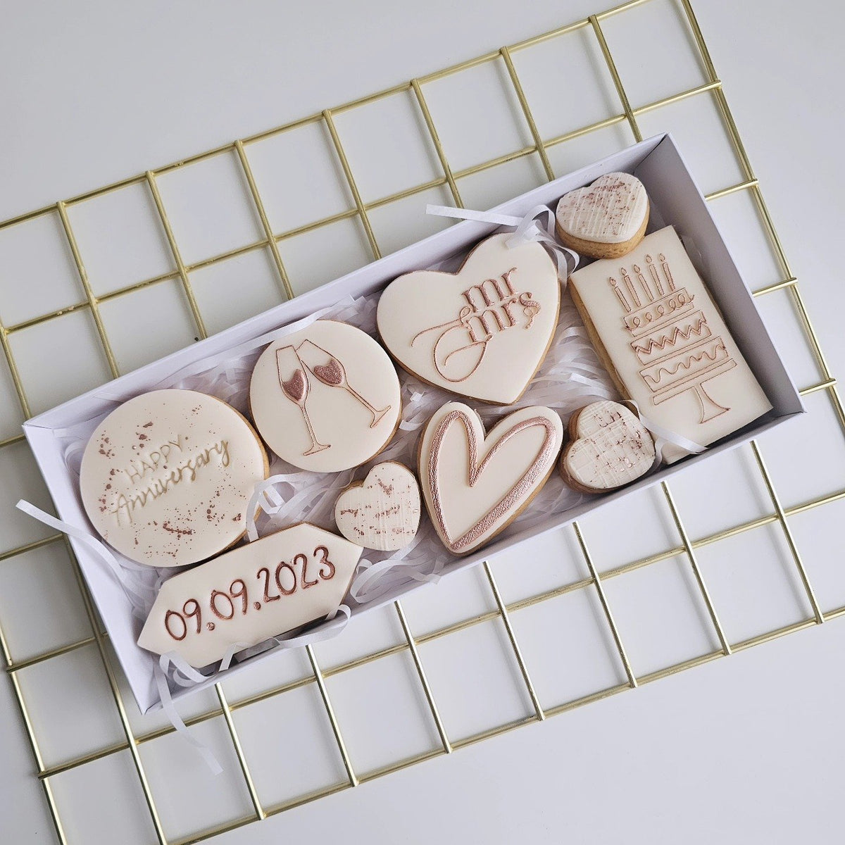 1st anniversary biscuits