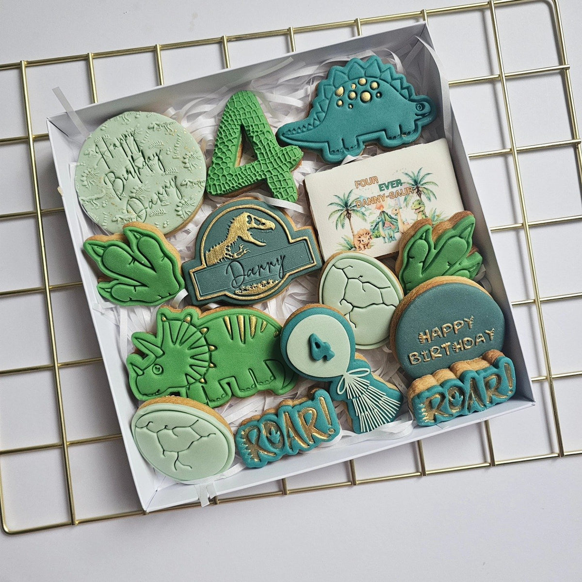 Dinosaur gift box