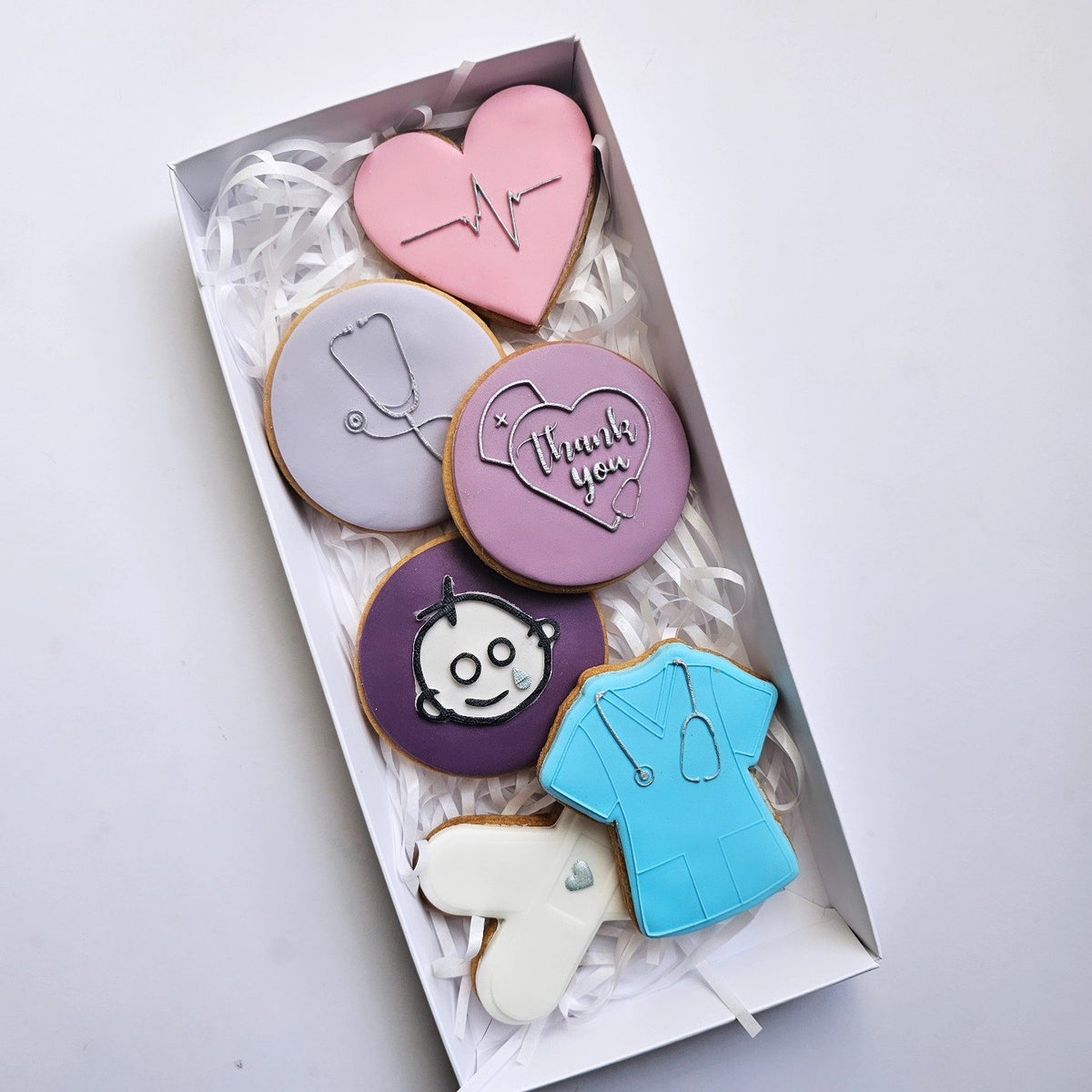 Thank-you biscuits for a nursing team