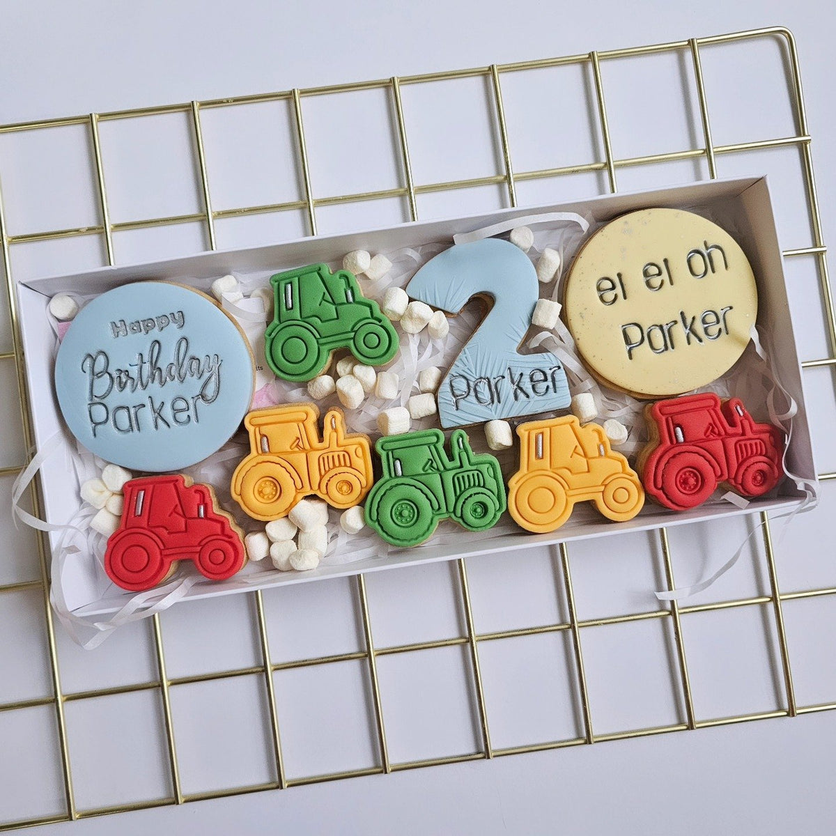 Tractor mini gift box