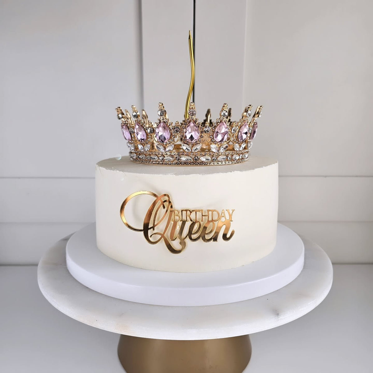 Birthday queen honey cake