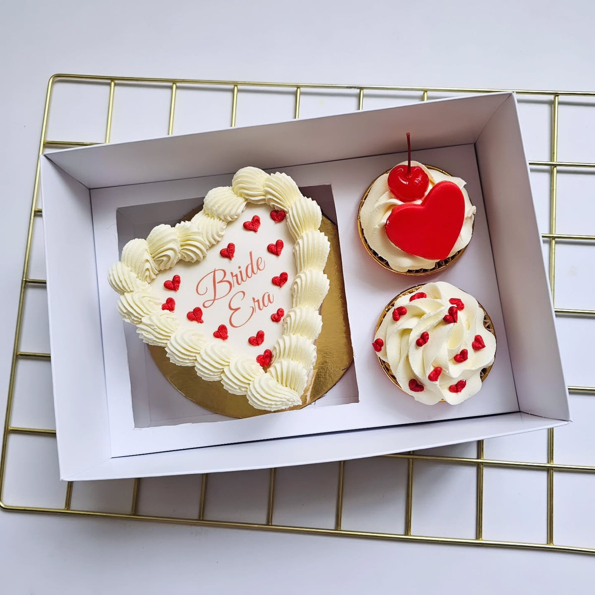 Bridal shower bento cake