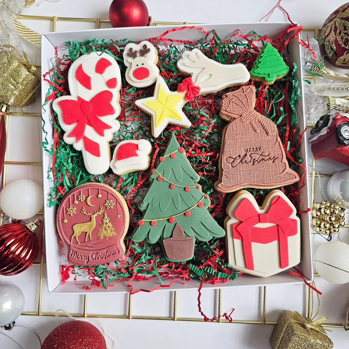Christmas tree gift box