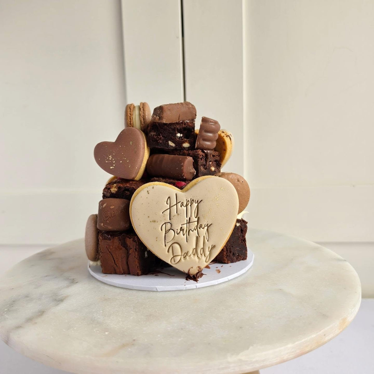 Mini brownie tower